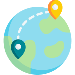 The package arrives at its destination safely.
